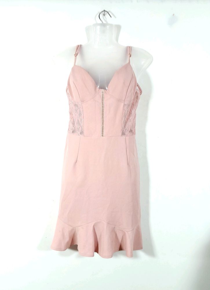 Bubblegum Pink Sleeveless  Dress(Women's)