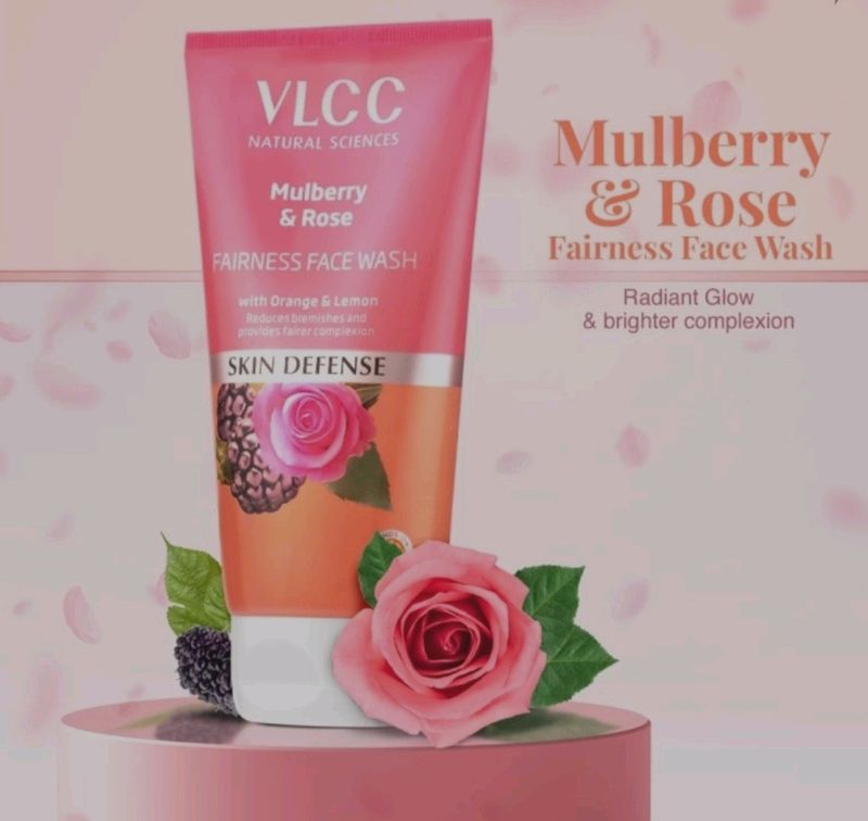 VLCC MULBERRY & ROSE FAIRNESS FACE WASH