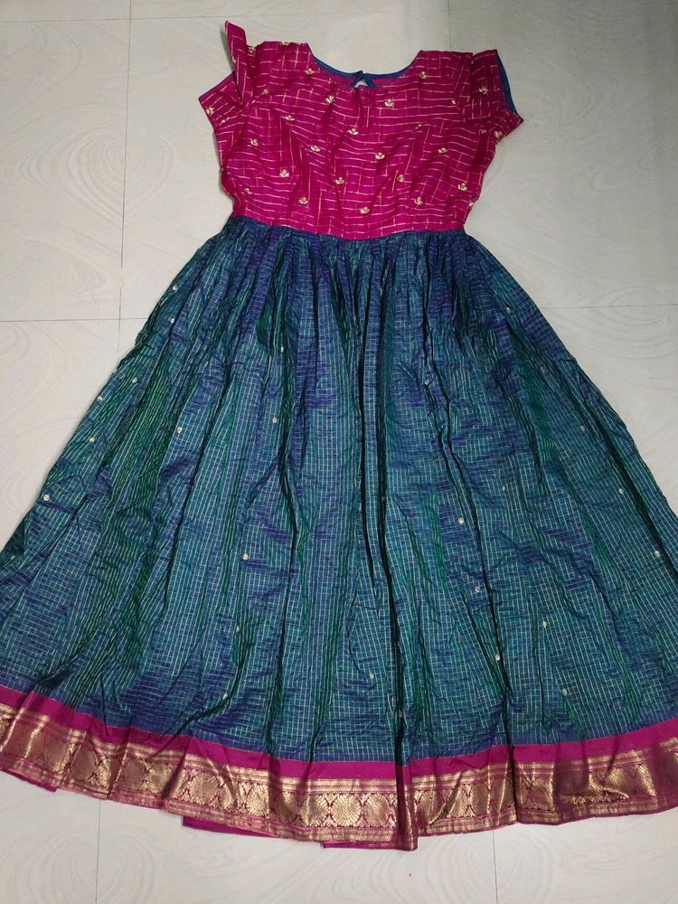 Pure Kanchi Pattu Lang Kurta