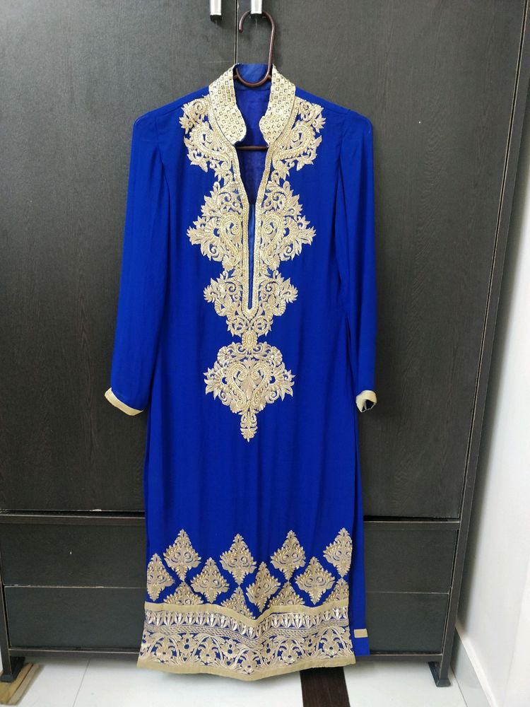 Festive Blue Kurti