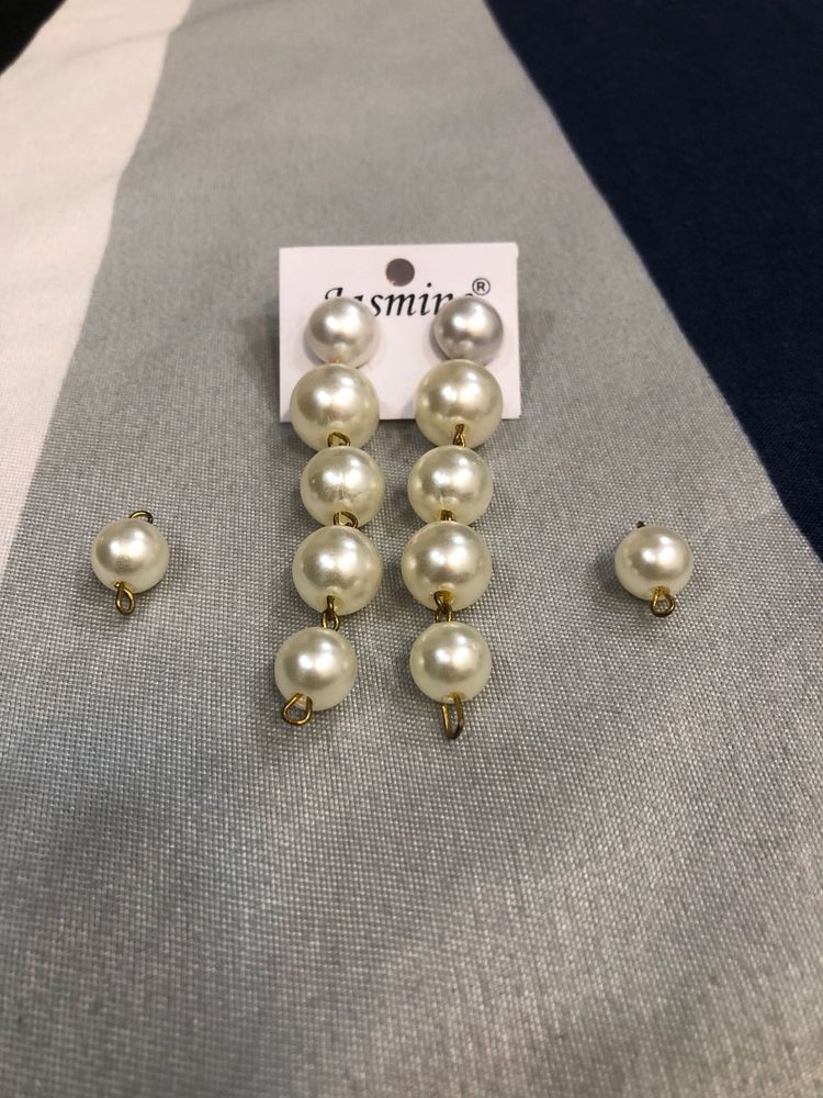 Pearl Earrings For Women/girls