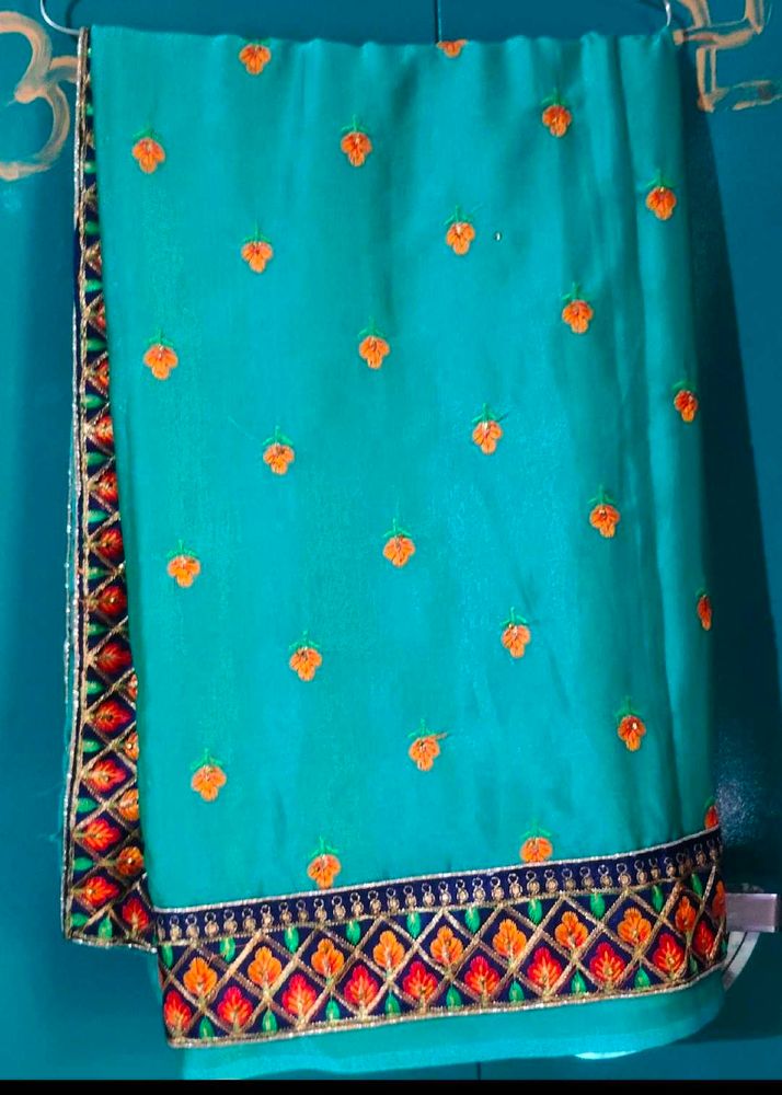 Embroidery Georgette Saree