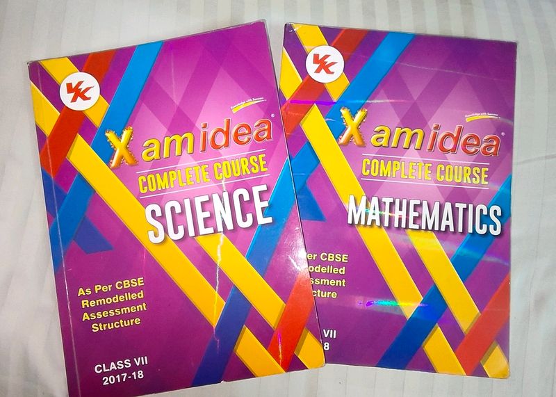 Combo Class 7th Xam Idea Mathematics and Science