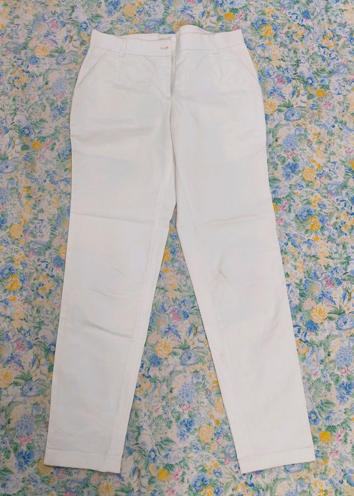 White Formal Trousers