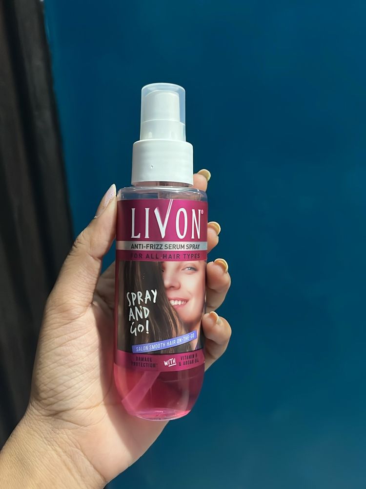 Livon Shake And Spray Heat Protection Frizz Free