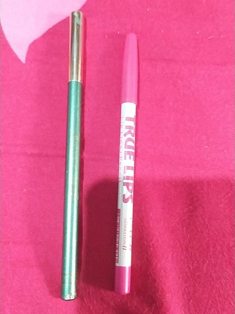 Eyeliner Dark Green & Baby Pink