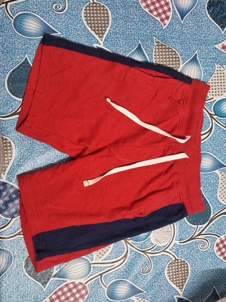 Combo Boy's Red & Blue Shorts