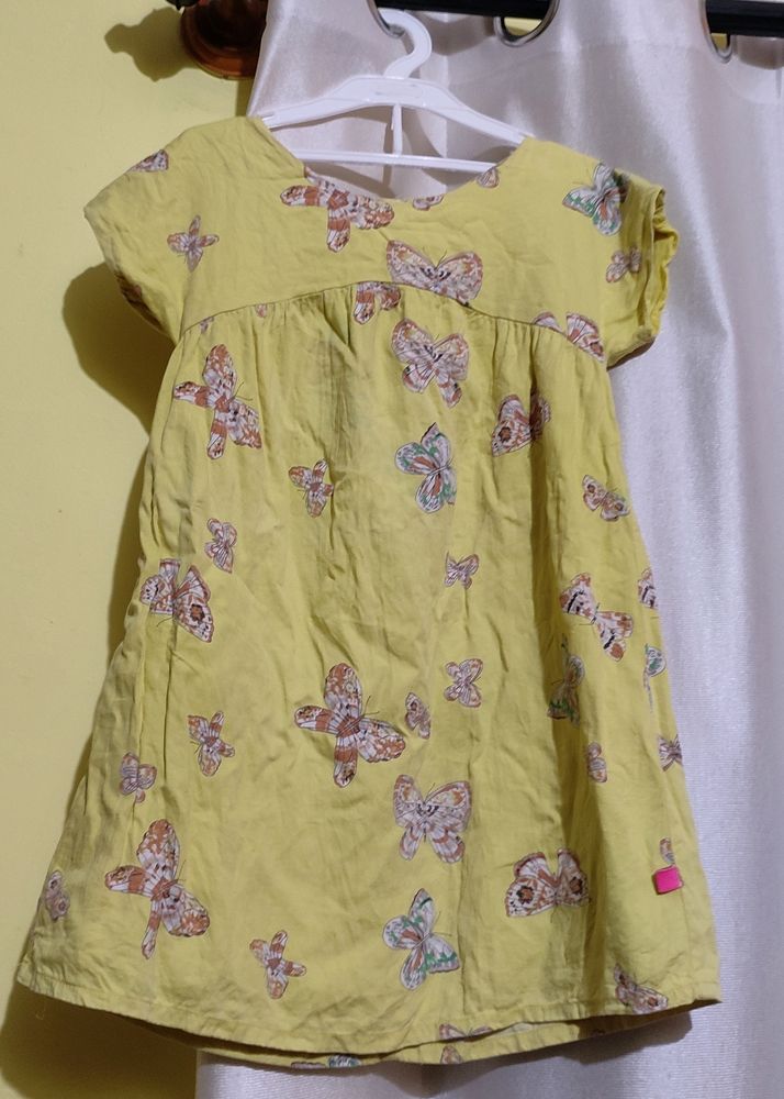 Yellow Girls Dress