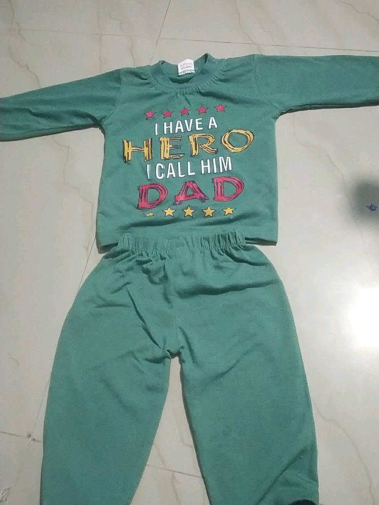 Tack N Tshirt Set For Baby Boy