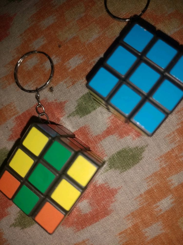 Cube Key Chain/Ring🤓