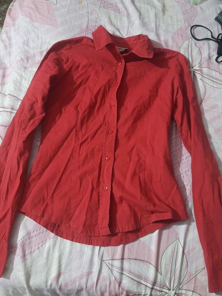 Cherry Red Shirt