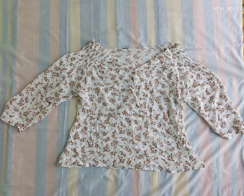 Flower Printed Tops