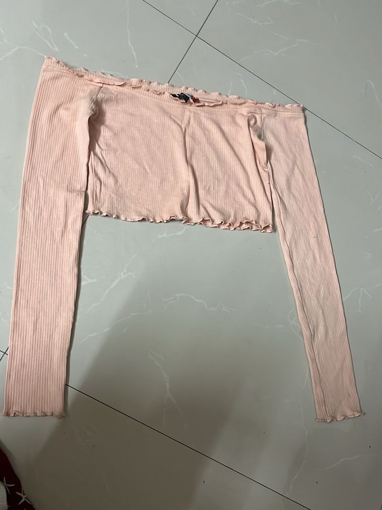 Pink party top