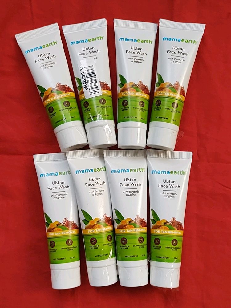 Pack Of 8 Mama earth Mini Face wash