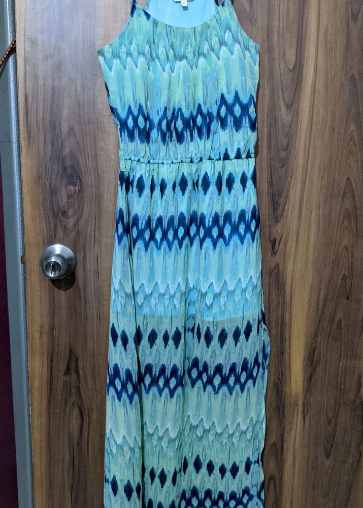 Slit Maxi Beach Dress