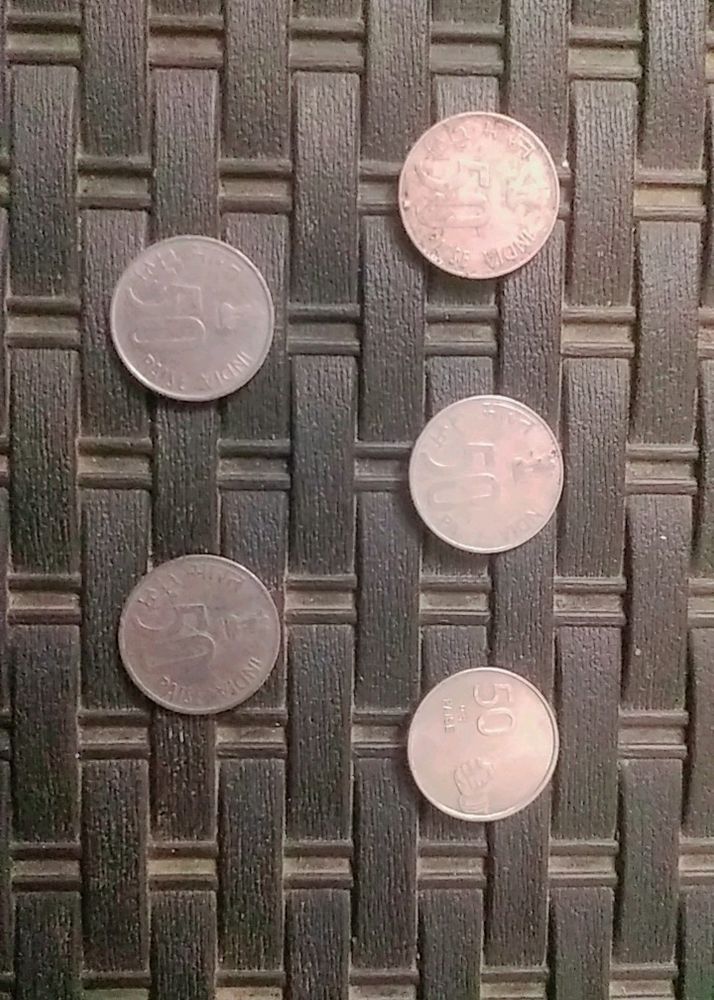 Antique Coins ( Fifty Paisa)