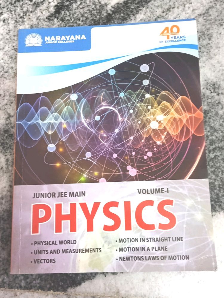 PHYSICS JUNIOR MAINS BOOKS