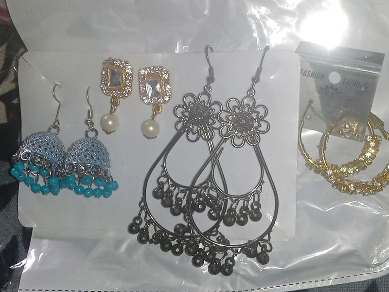 Earrings Combo Pack Of 4 ✨✨