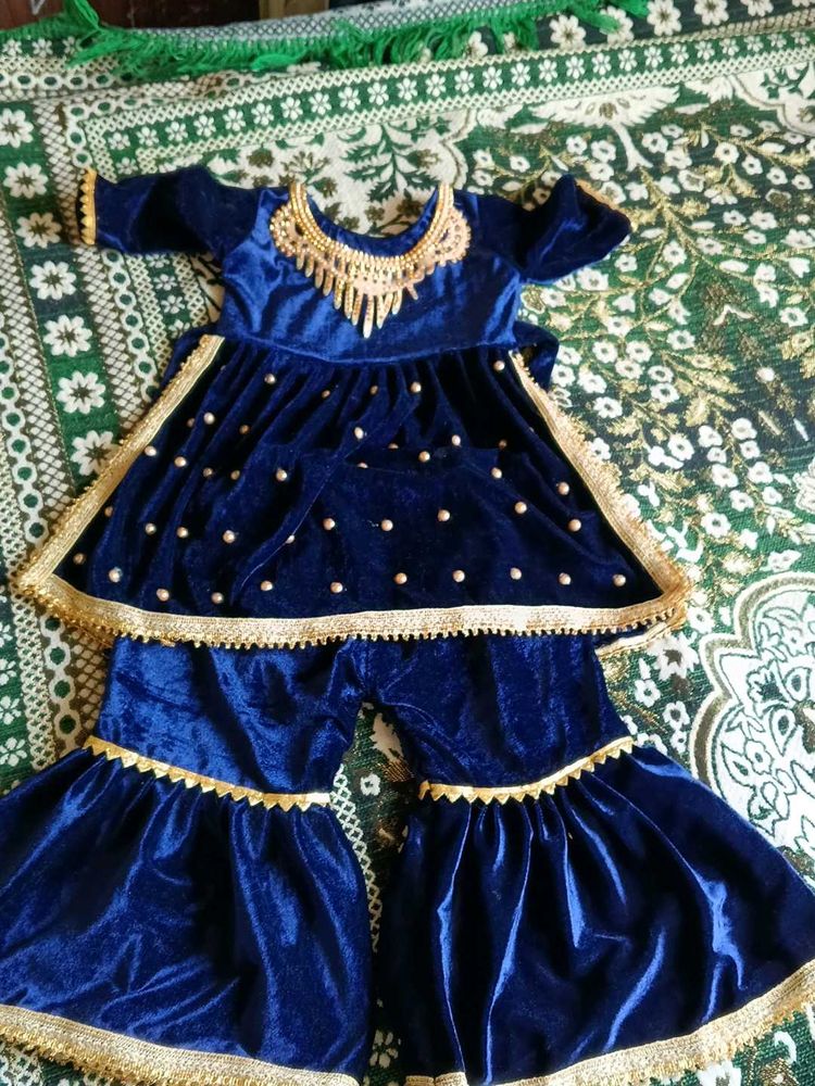 Navy Blue Baby Dress.