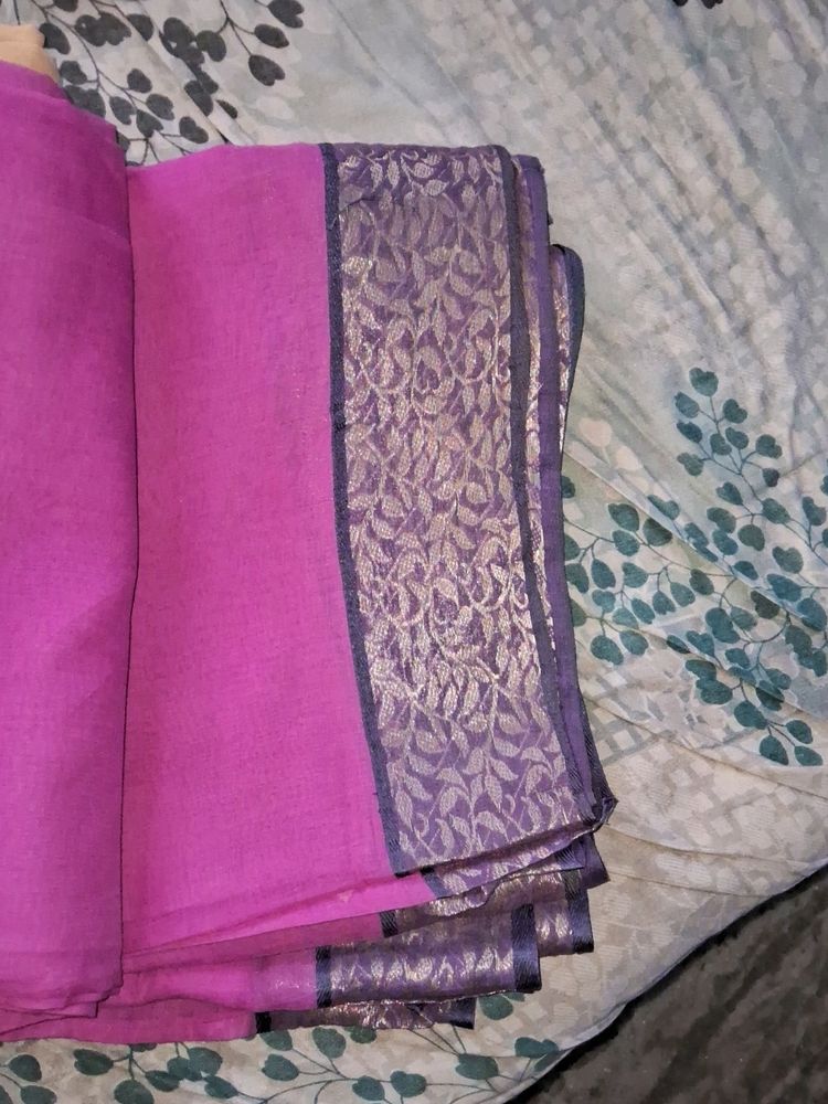 Two Pure Bengal Cotton Sarees Combo