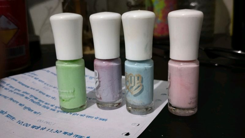 Combo Of 5 My Glamm Nail Paint