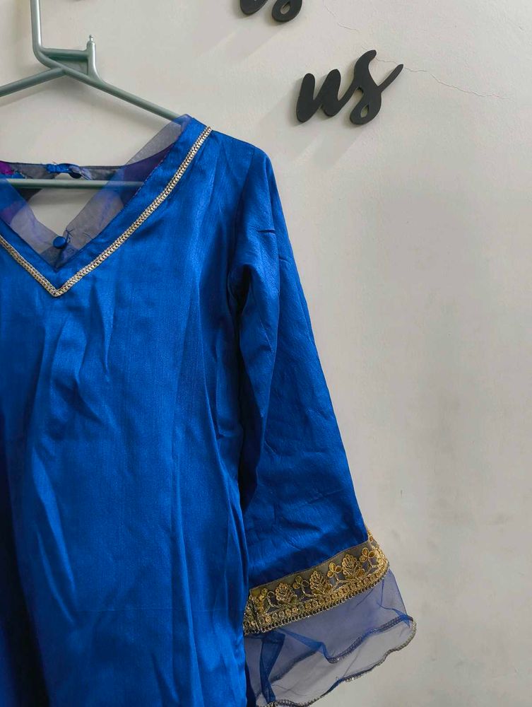 ROYAL BLUE PAKISTANI KURTA SET 💙