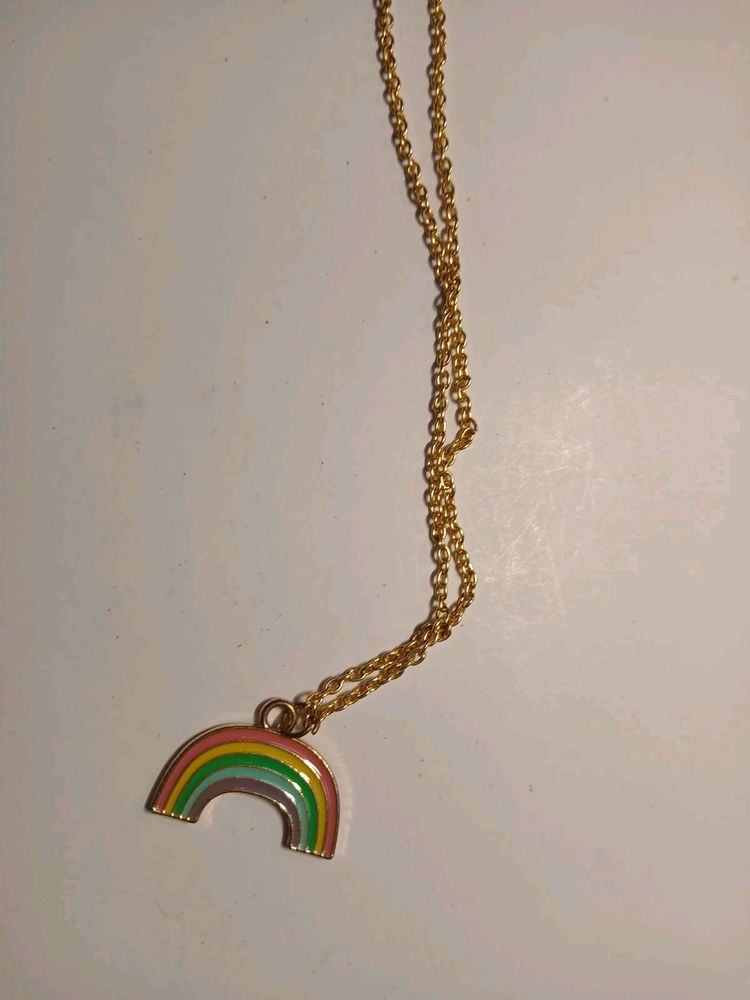 Urbanic Abstract Rainbow Necklace 🌈