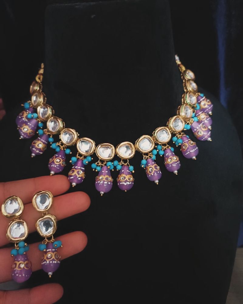 Kundan Minakari Set