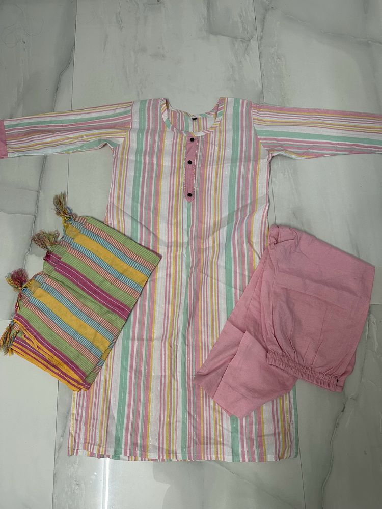 Pink Kurta Set