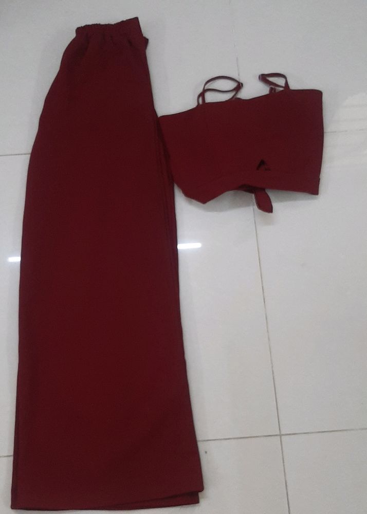 Imported Maroon Co Ord Set