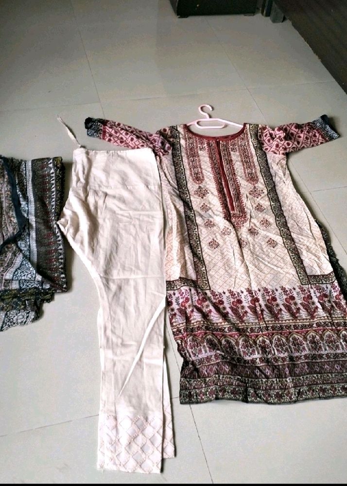 Lawn Cotton Pakistani Set