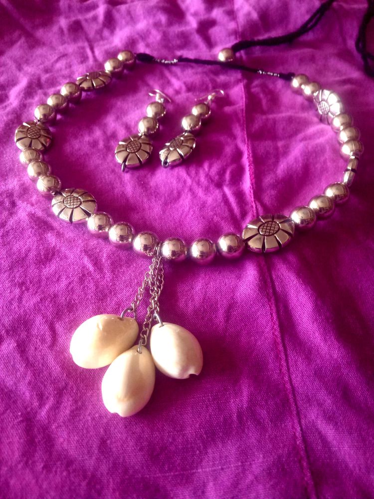 Oxidaised Jewellery Set