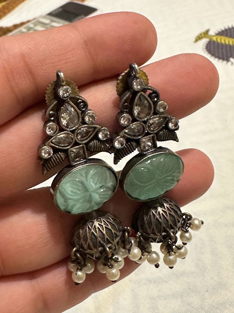 Oxidised Earrings