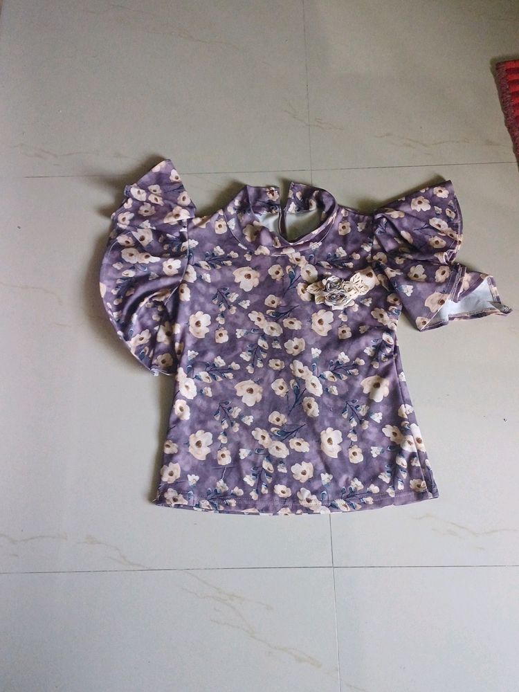 7 To 9 Years Girls Top