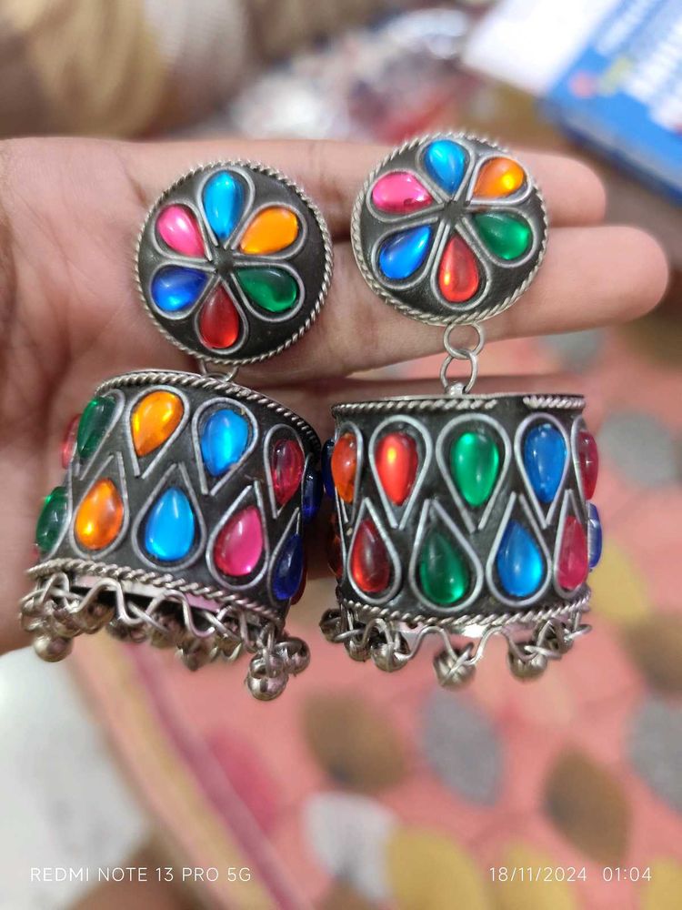 Multicolour Jhumka