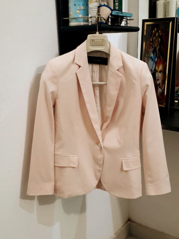 ZARA peach Women's Blazer