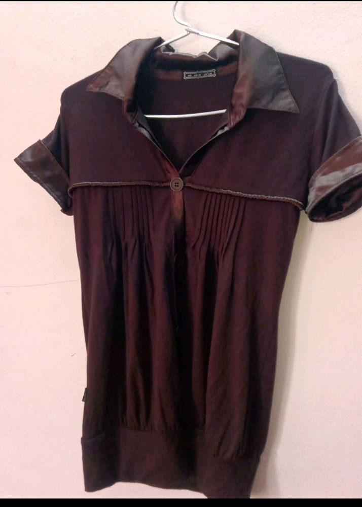 Coffee Brown Stylish Top