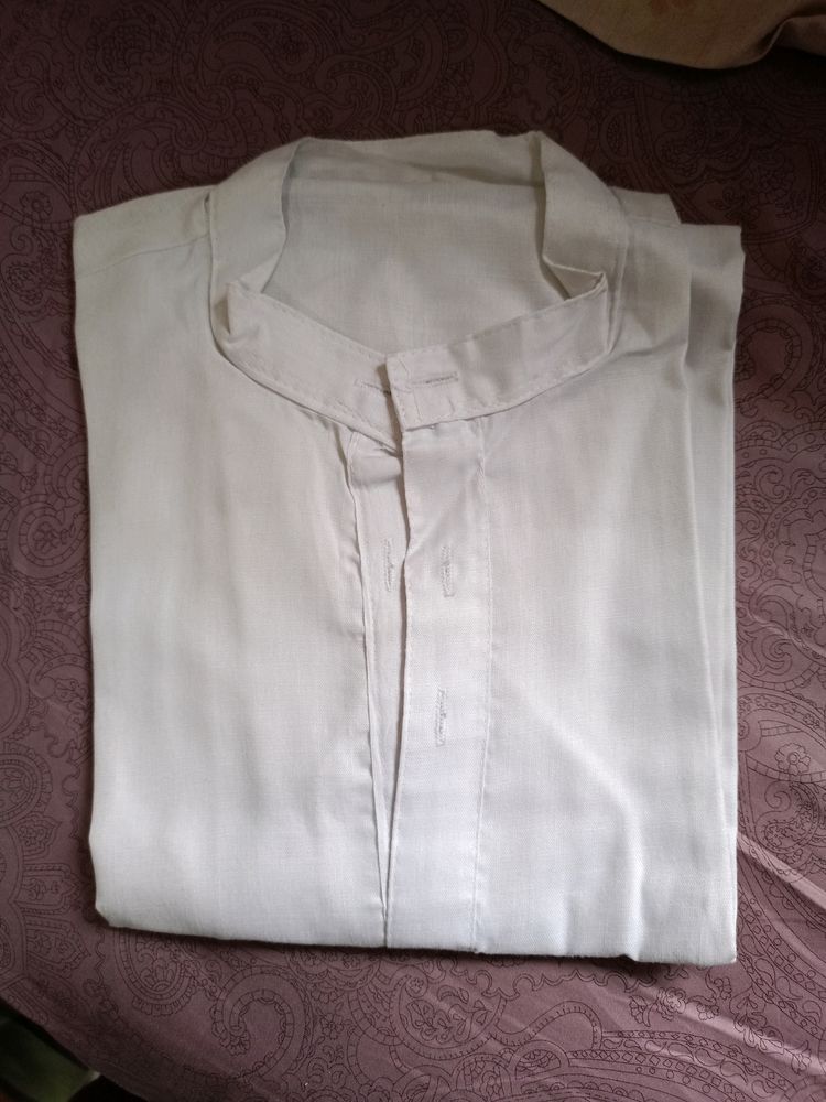 White Kurta For Men