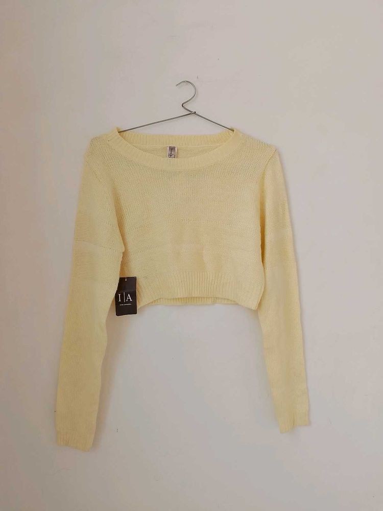 Yellow Winter Top.