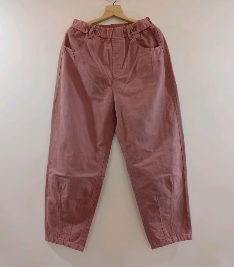 Women Elastic Waist Loose Pants