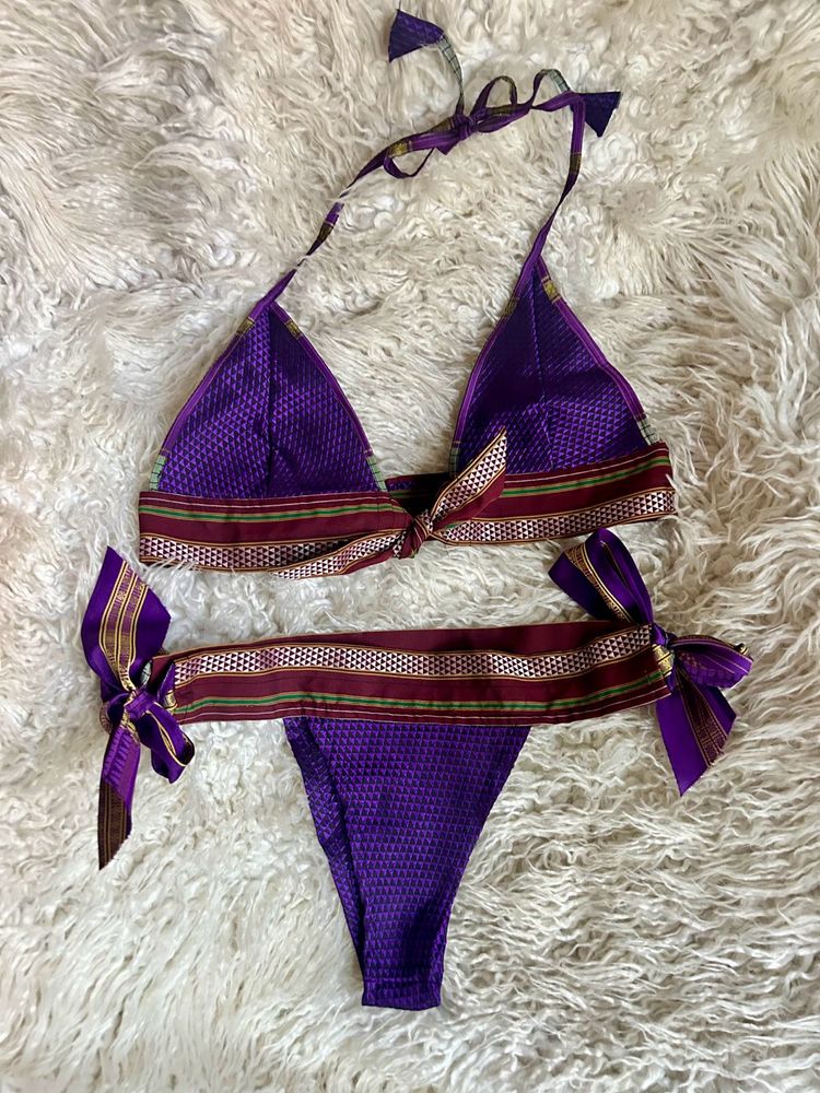 Marathi Mulgi Purple Bikini