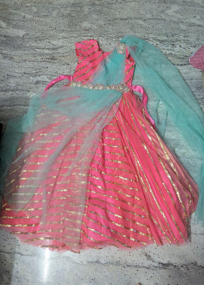 Traditional Party Wear Girls Long Frock