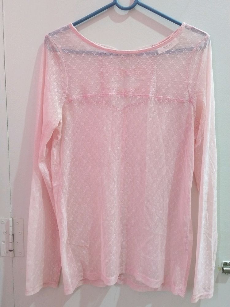 Pink 🩷 Netted Top