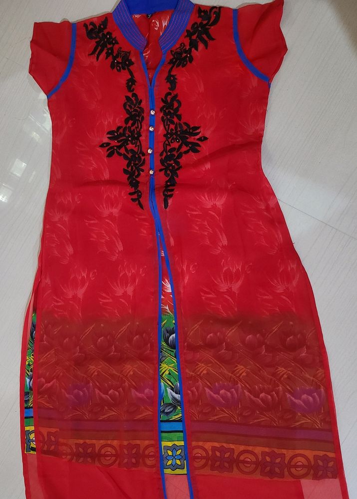 ✨️Embroid 2 Layer Kurti✨️