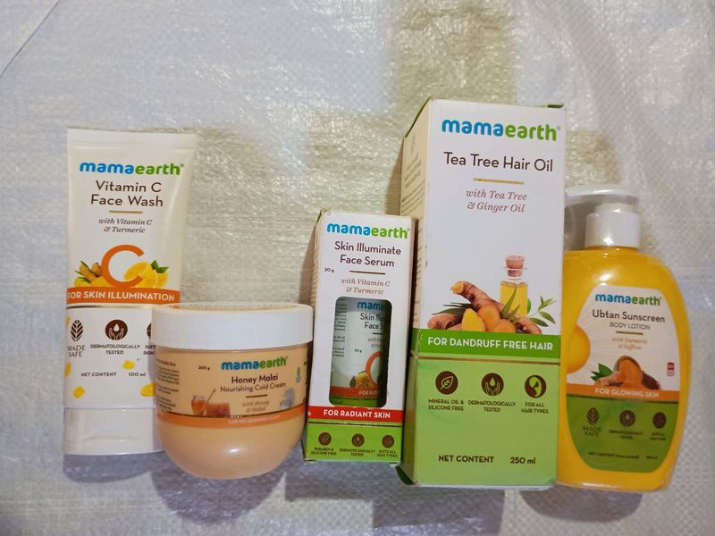 All 5 Mamaearth Products