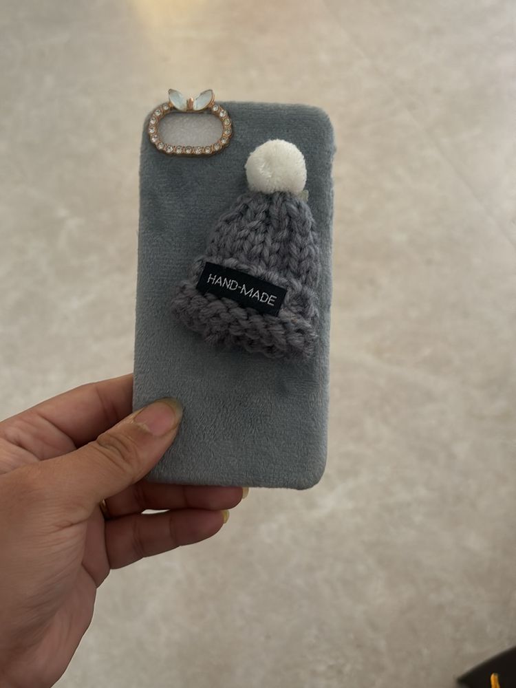 Cute Fur Silicon Phone Case Iphone 7 Or 8