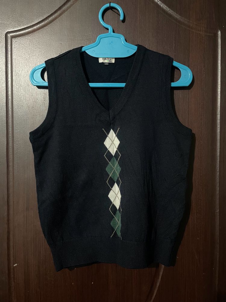 Navy Blue Sweater Vest