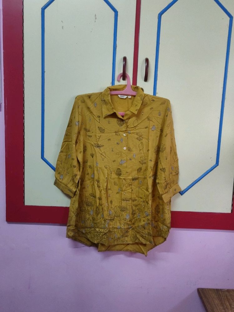 Short Kurta In Shirt Style