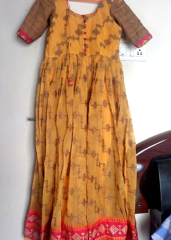 Long Frock Stitched From Designers.