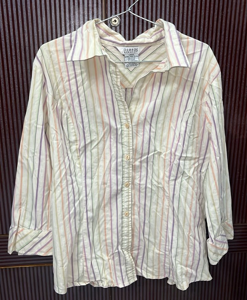 Multi Lines Shirt For Office